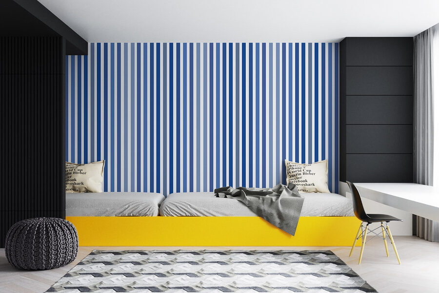 Fondo a rayas azules y blancas