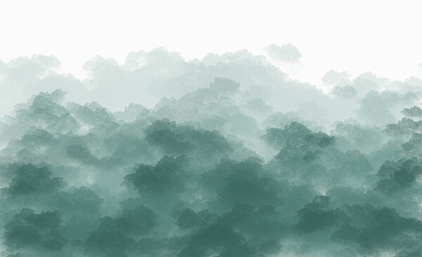 Cielo brumoso verde y blanco Cielo brumoso verde y blanco
