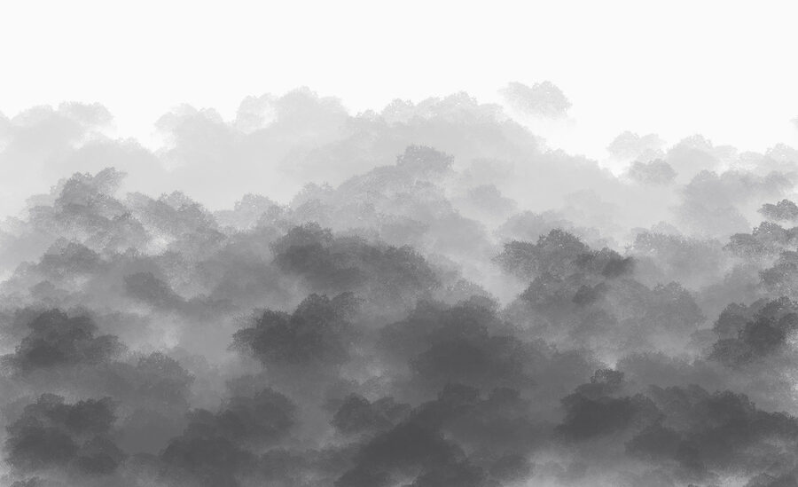 Imagen de nubes en blanco y negro Imagen de nubes en blanco y negro