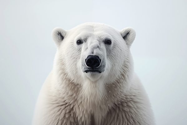 Polar bear looking at the camera