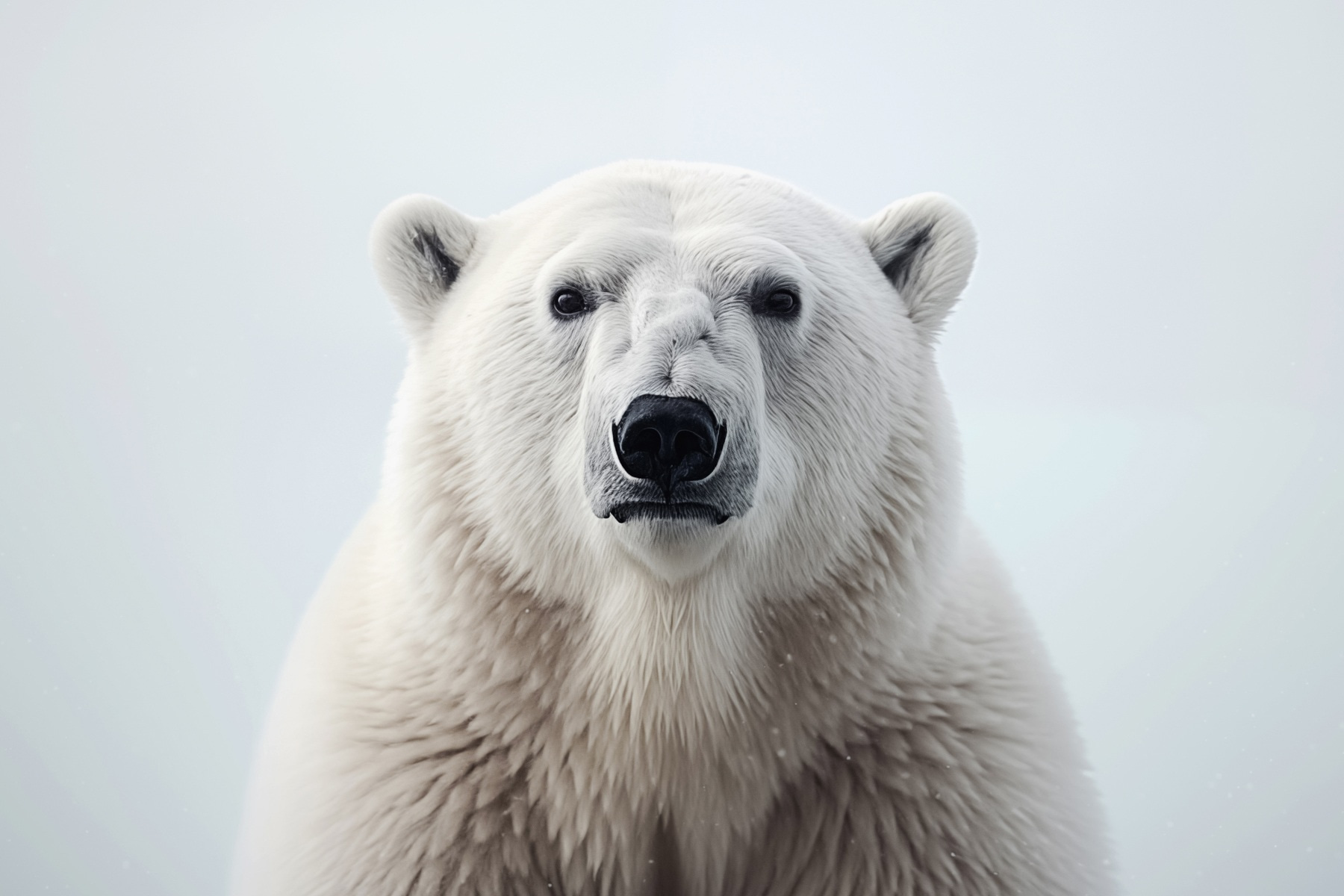 Polar bear looking at the camera