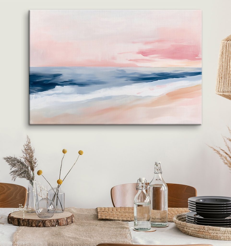 Painting of a beach Painting of a beach