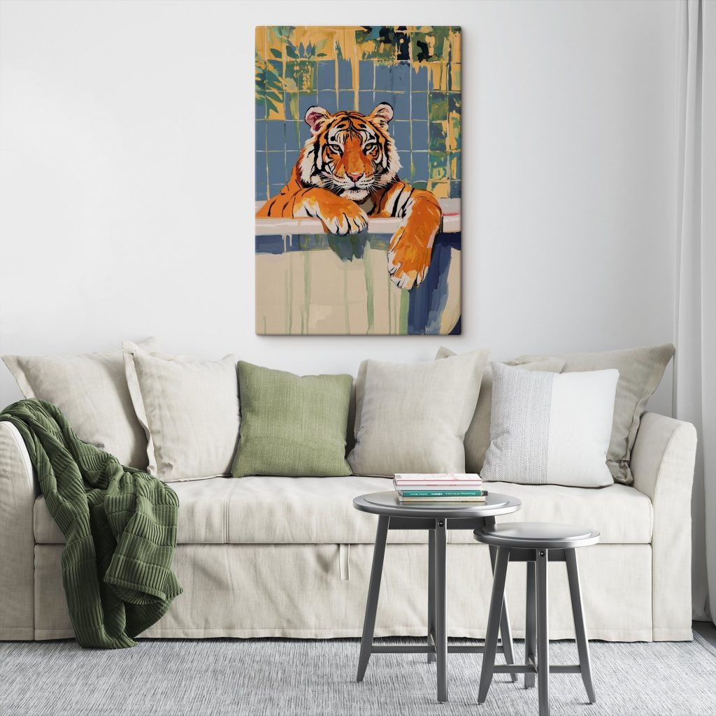 Tiger in a bathtub Tiger in a bathtub