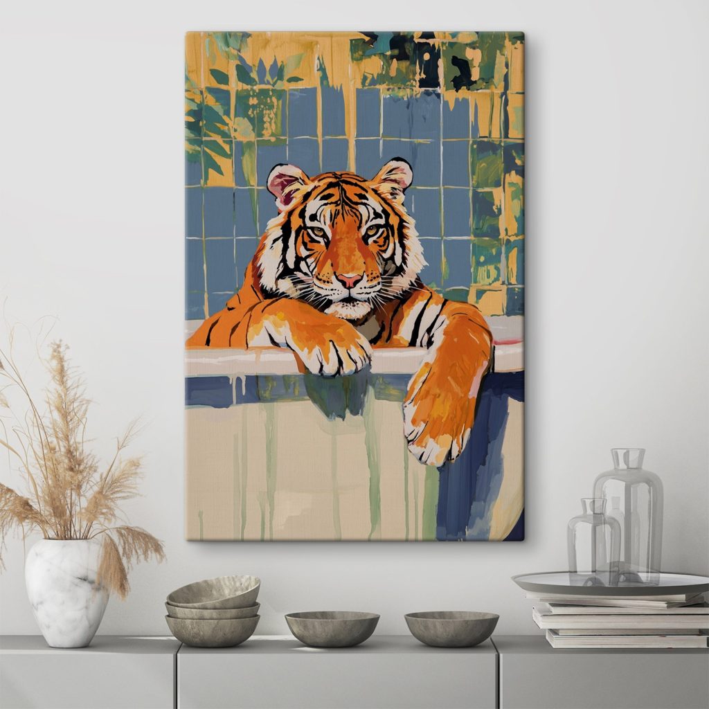 Tiger in a bathtub Tiger in a bathtub