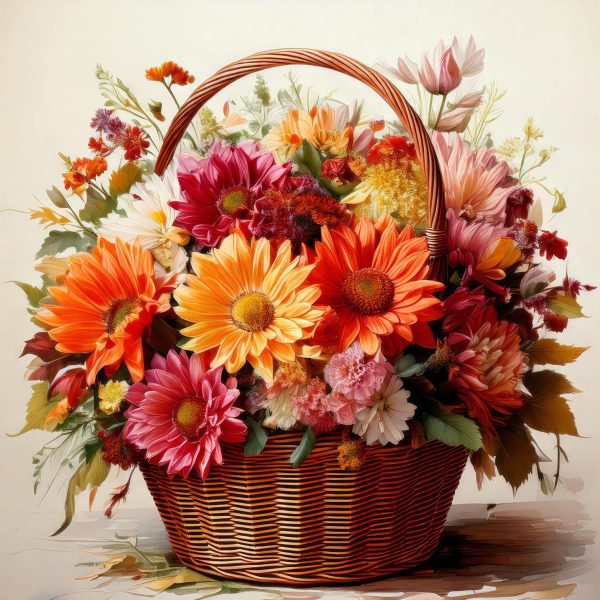 Basket of flowers