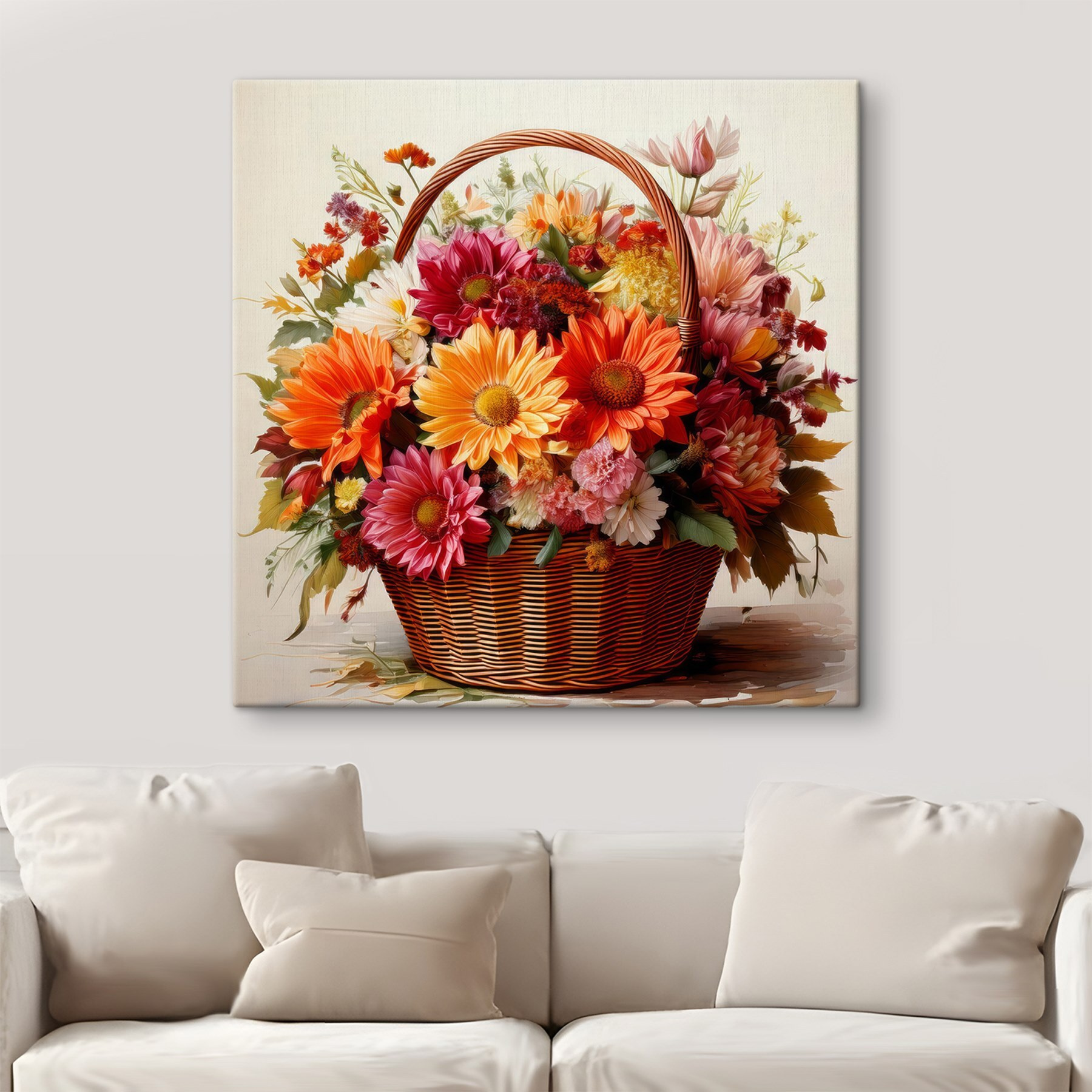 Basket of flowers