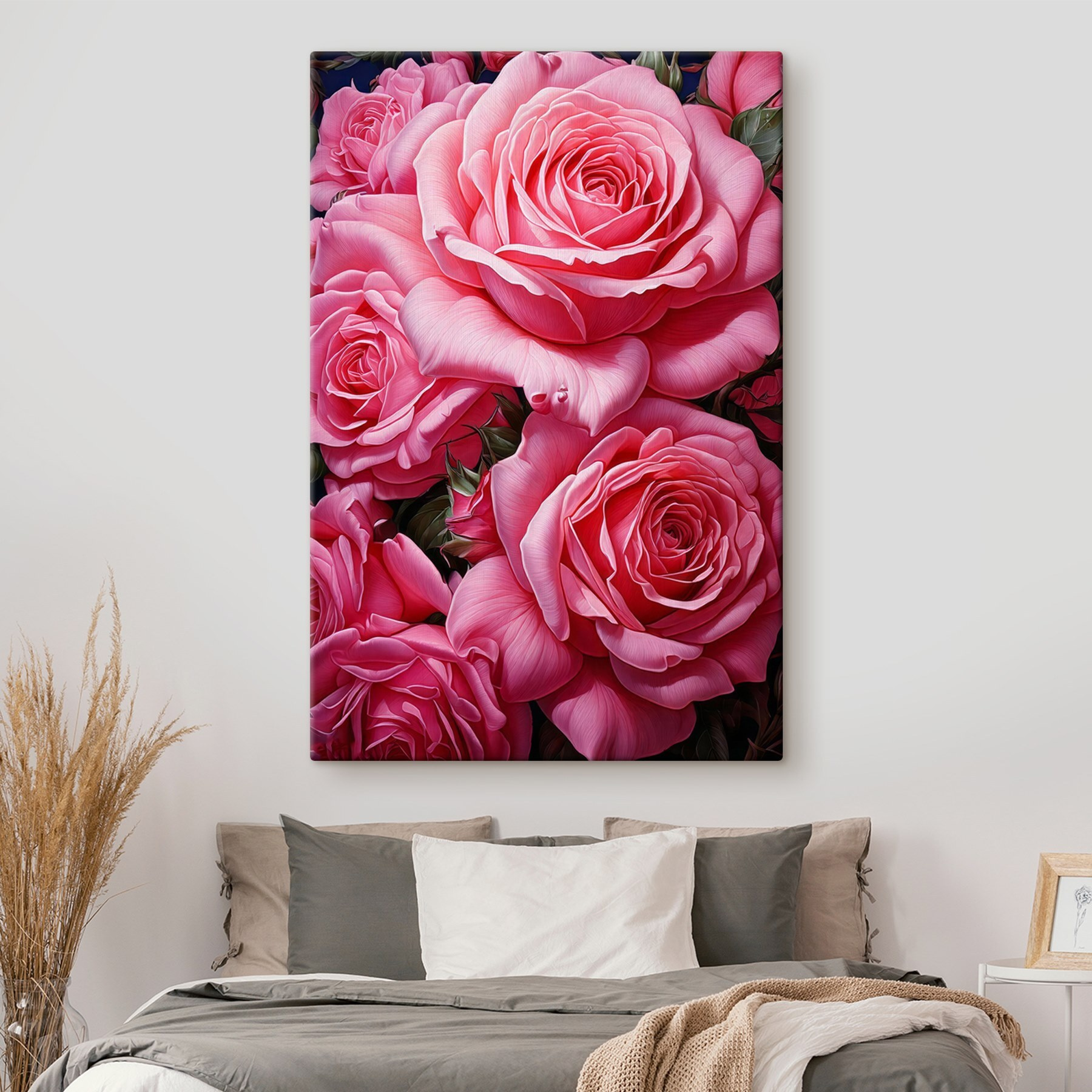 Group of pink roses Group of pink roses