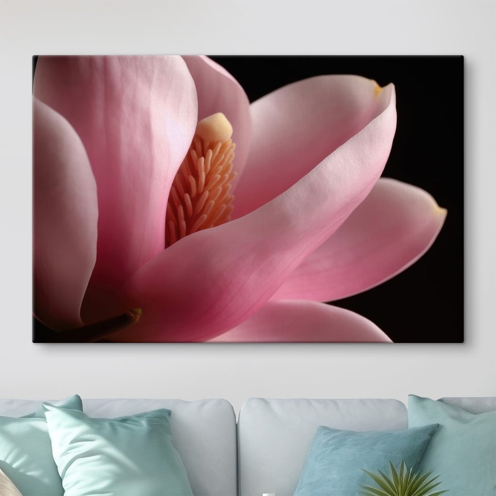 Pink petals embrace delicate core