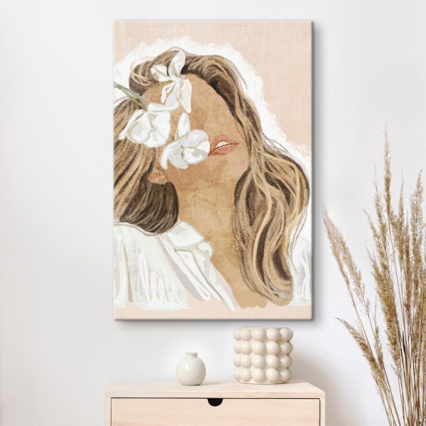 Cuadros Cuadros Mujer con flores en el pelo (SKU: s35799)