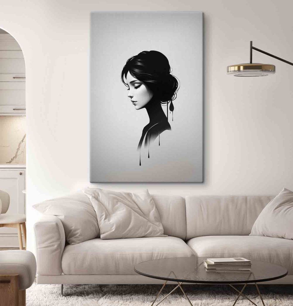 Monochrome Elegance in Profile Monochrome Elegance in Profile