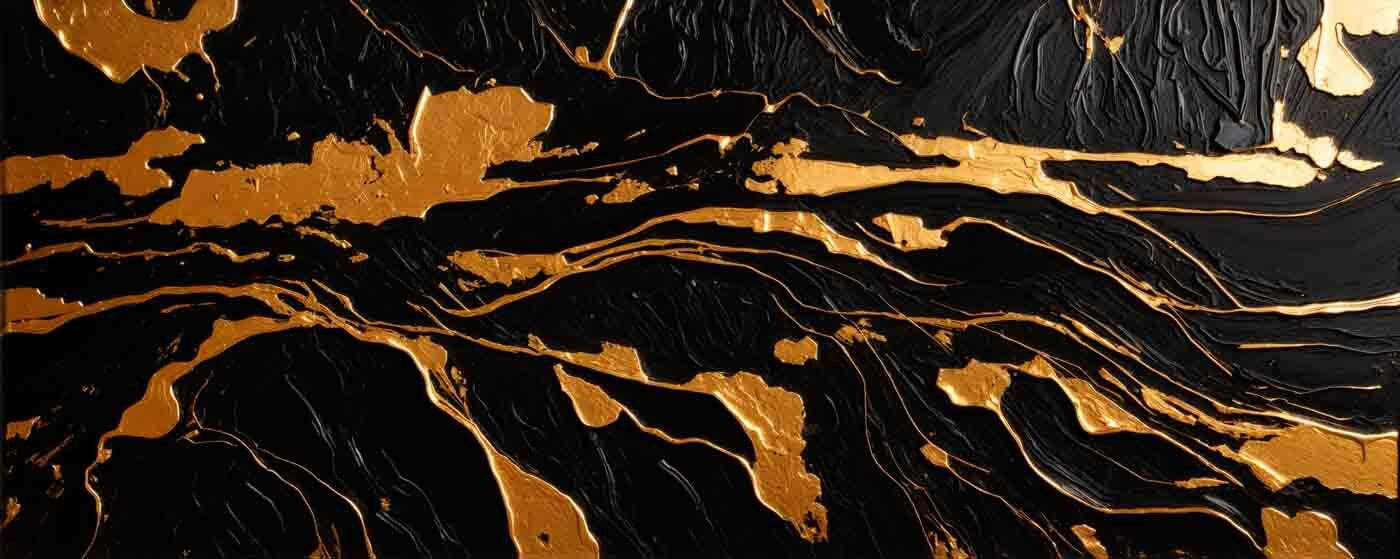 Elegant Ebony and Metallic Swirls Elegant Ebony and Metallic Swirls