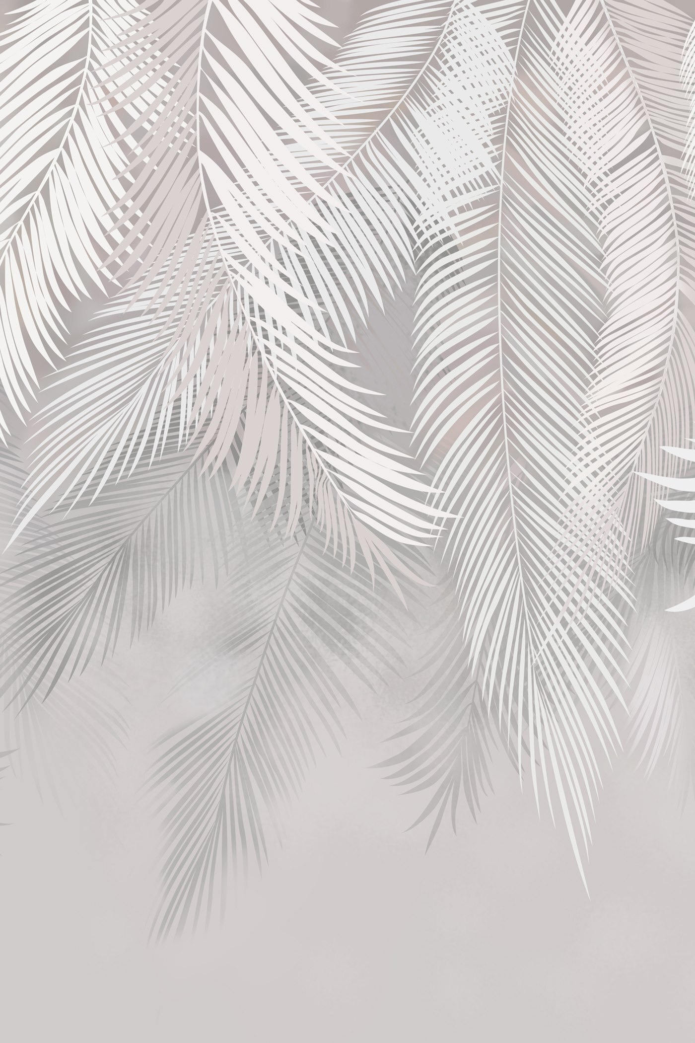 White and grey leaves