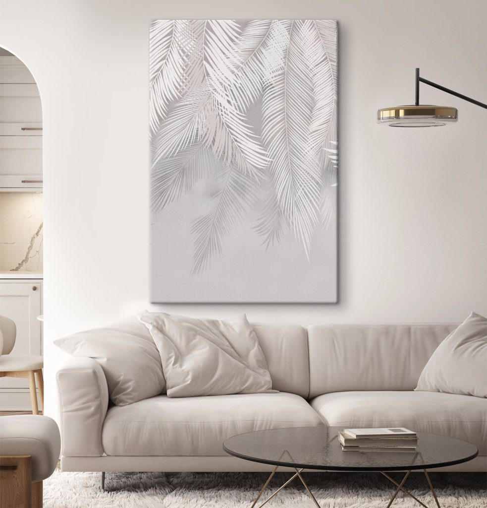 White and grey leaves