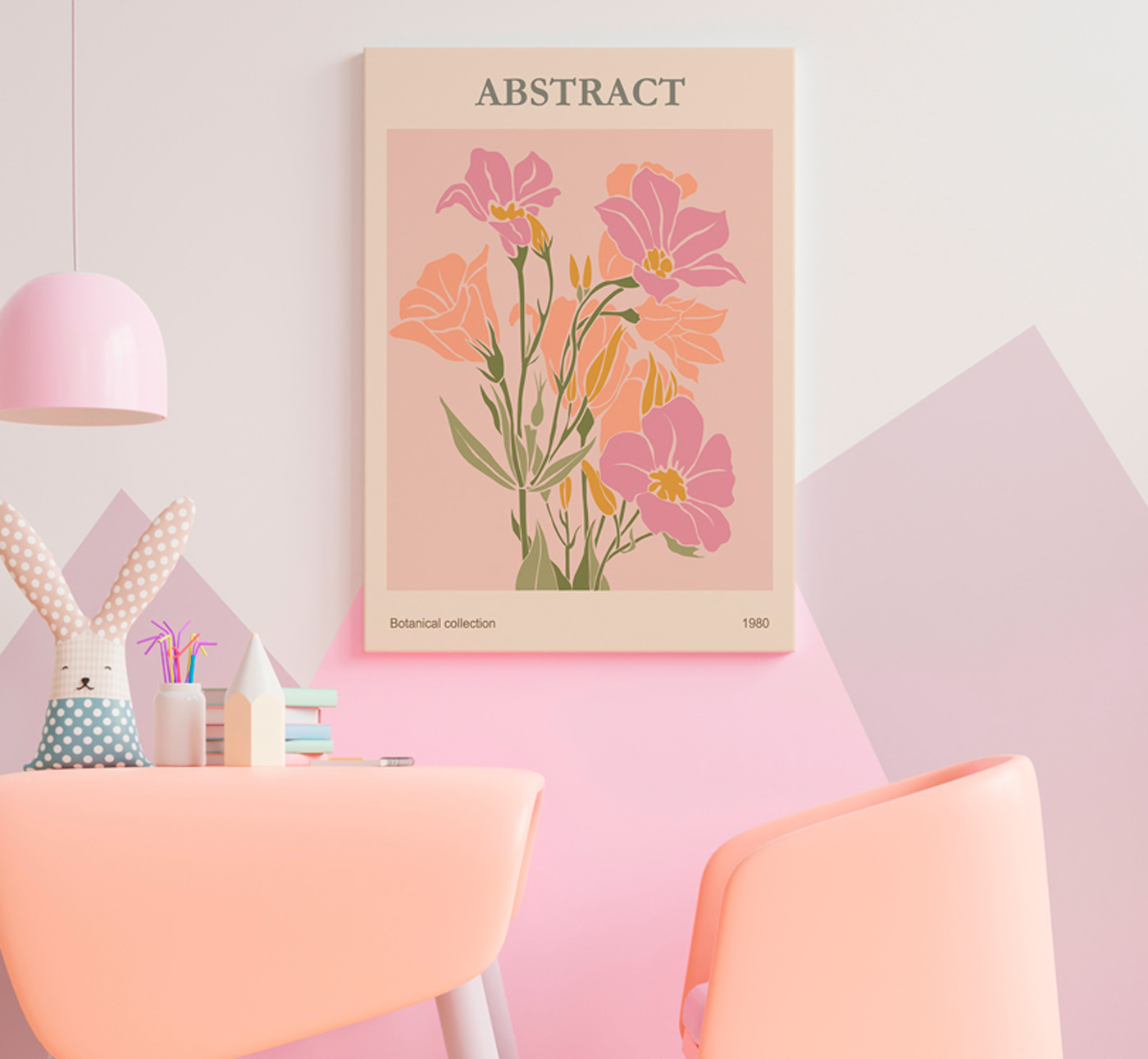 Vintage Botanical Elegance, 1980 Vintage Botanical Elegance, 1980