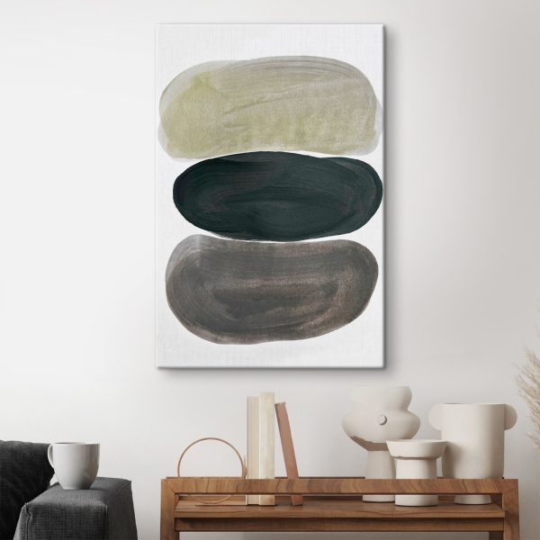 Group of ovals painted in different colors Group of ovals painted in different colors