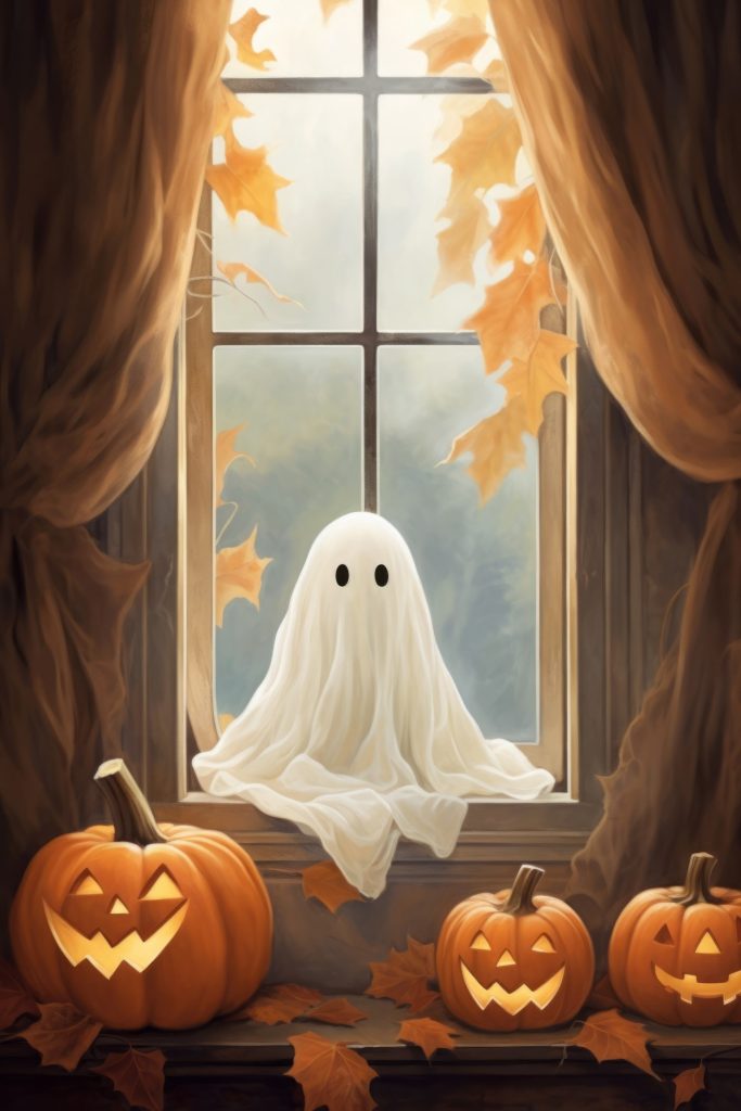 Ghost in a window Ghost in a window