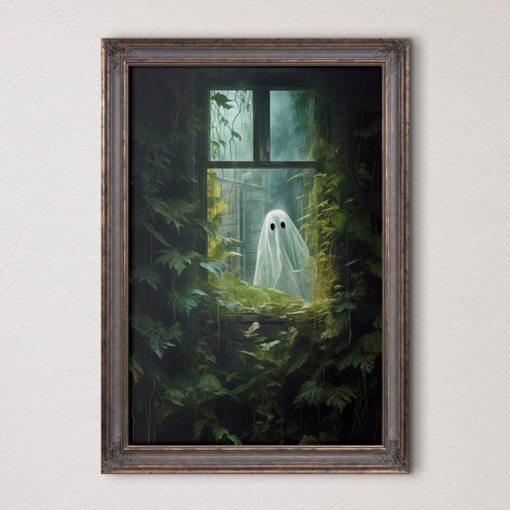 Ghost in a window Ghost in a window