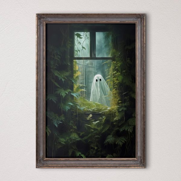 Cuadros Cuadros Un fantasma en una ventana (SKU: s35976)