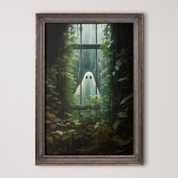 Cuadros Cuadros Un fantasma en una ventana (SKU: s35977)