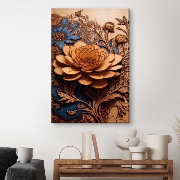 Cuadros Talla en madera de una flor (SKU: s36057) Cuadros Cuadros Talla en madera de una flor (SKU: s36057)