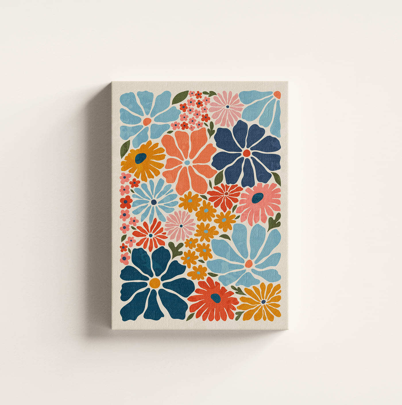 Colorful flower pattern