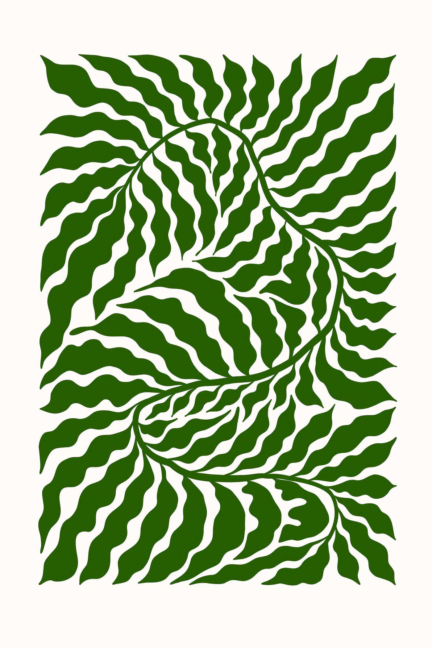 Green and white pattern Green and white pattern
