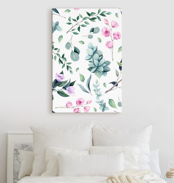 Pattern of flowers and leaves Pattern of flowers and leaves