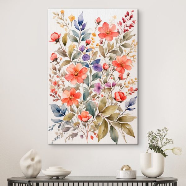Cuadros Pintura de flores y hojas (SKU: s36130) Cuadros Cuadros Pintura de flores y hojas (SKU: s36130)