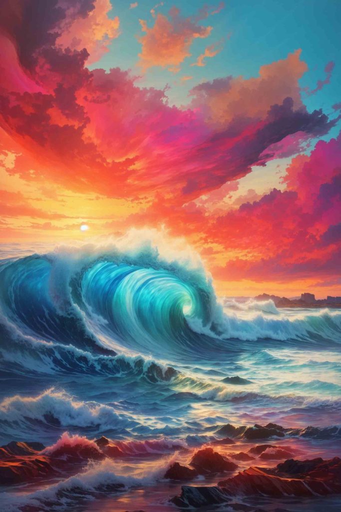 Large wave in the ocean Large wave in the ocean