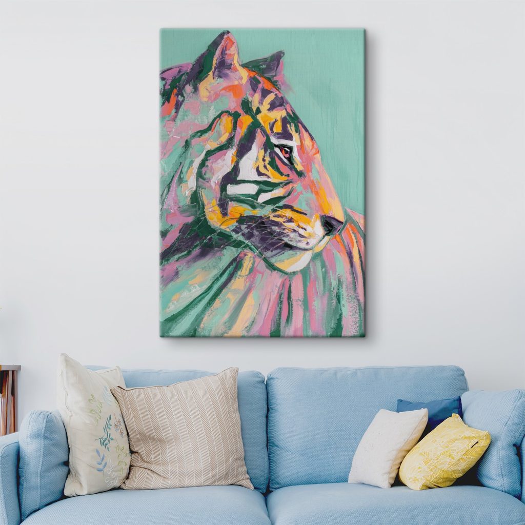 Painting of a tiger Painting of a tiger