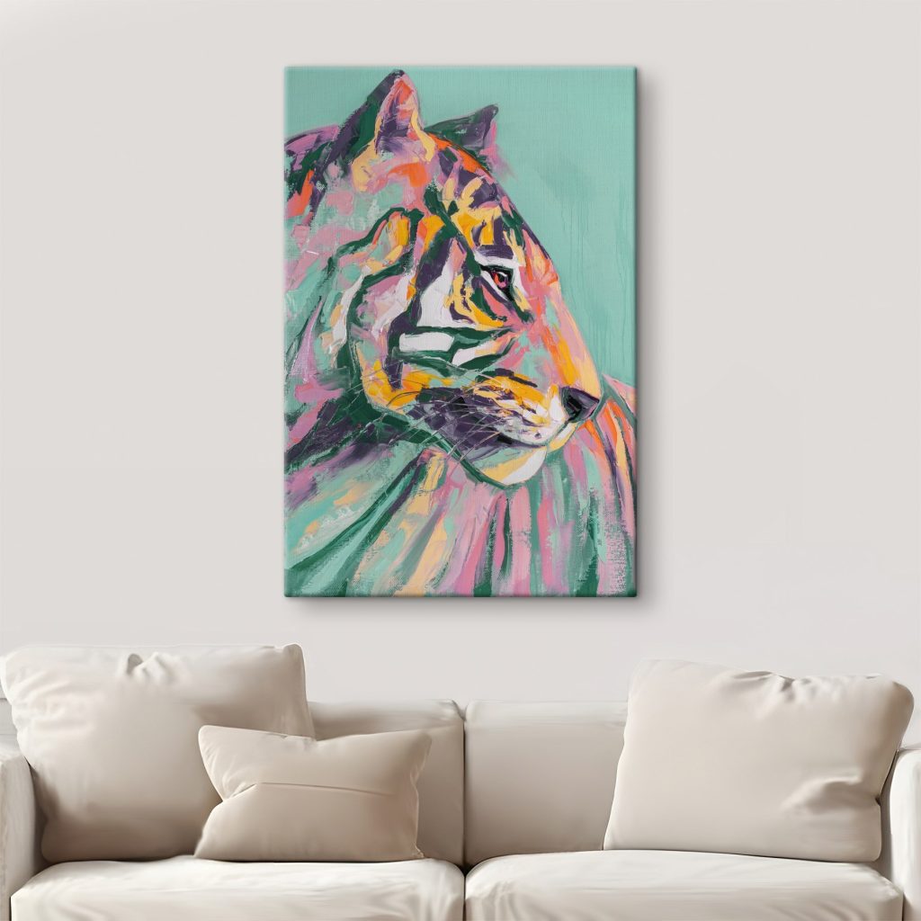 Painting of a tiger Painting of a tiger