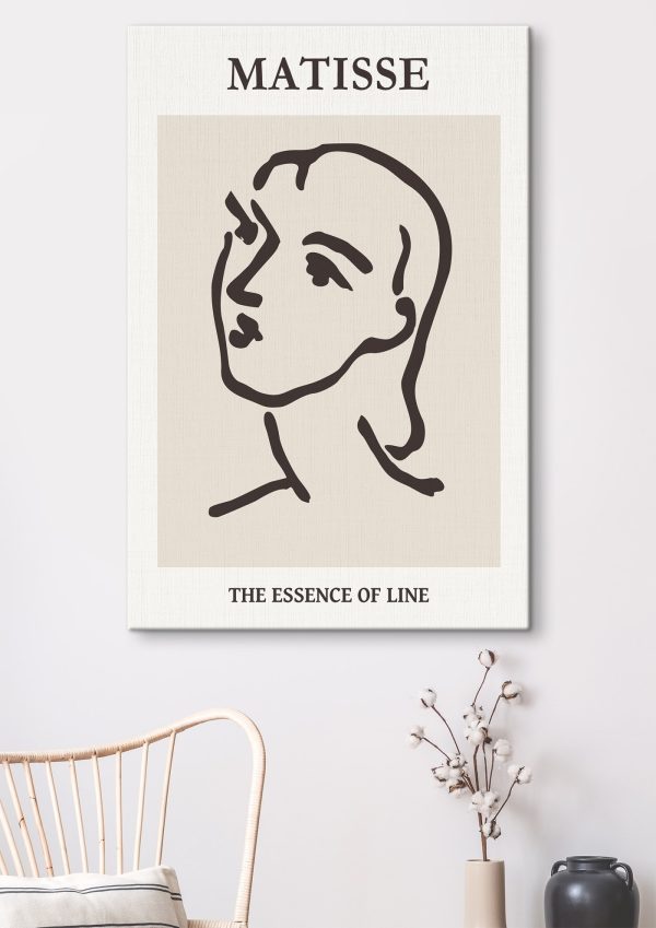 Drawing of a woman's face Drawing of a woman's face