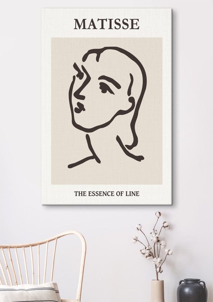 Drawing of a woman's face Drawing of a woman's face