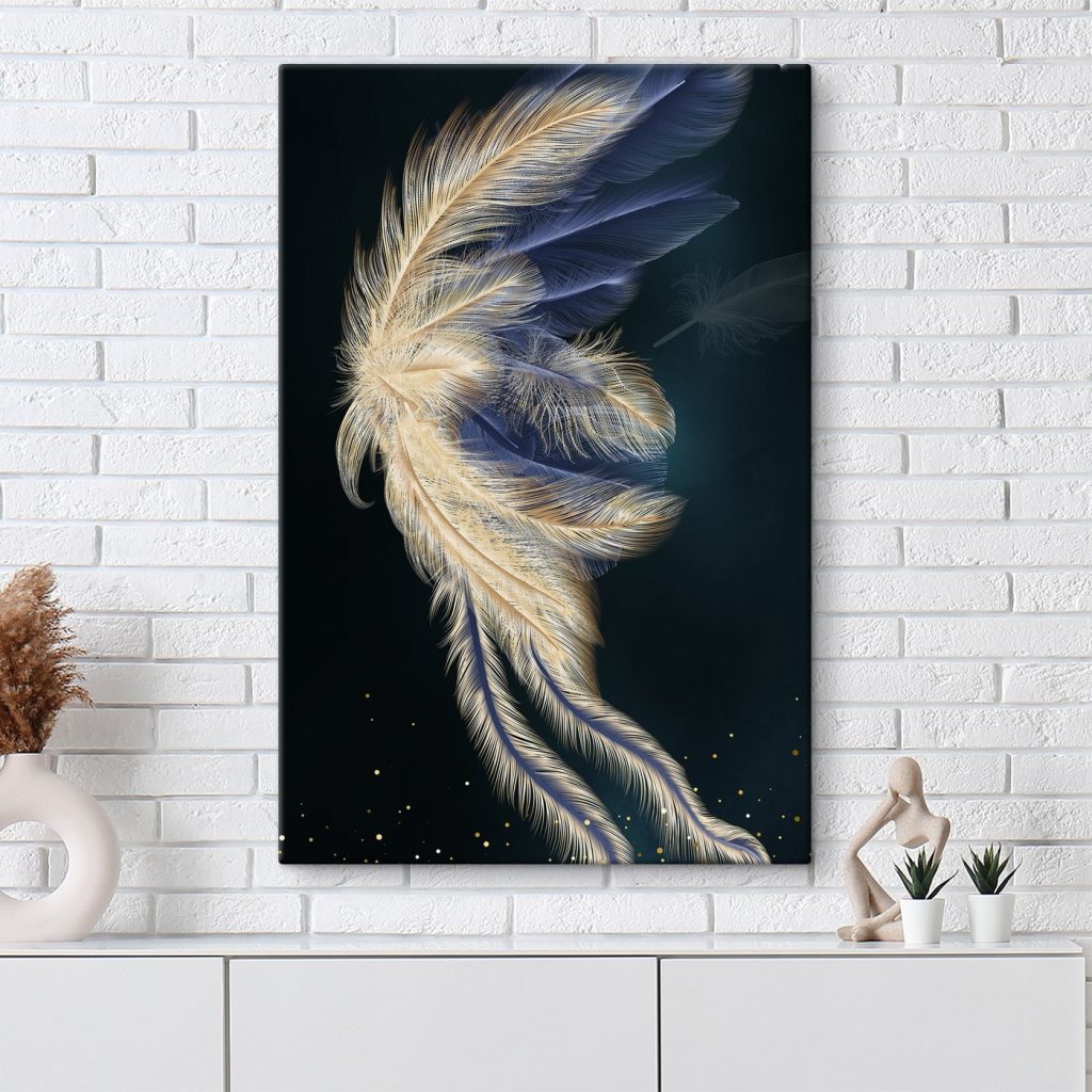 Ethereal Feather in Starry Night Ethereal Feather in Starry Night
