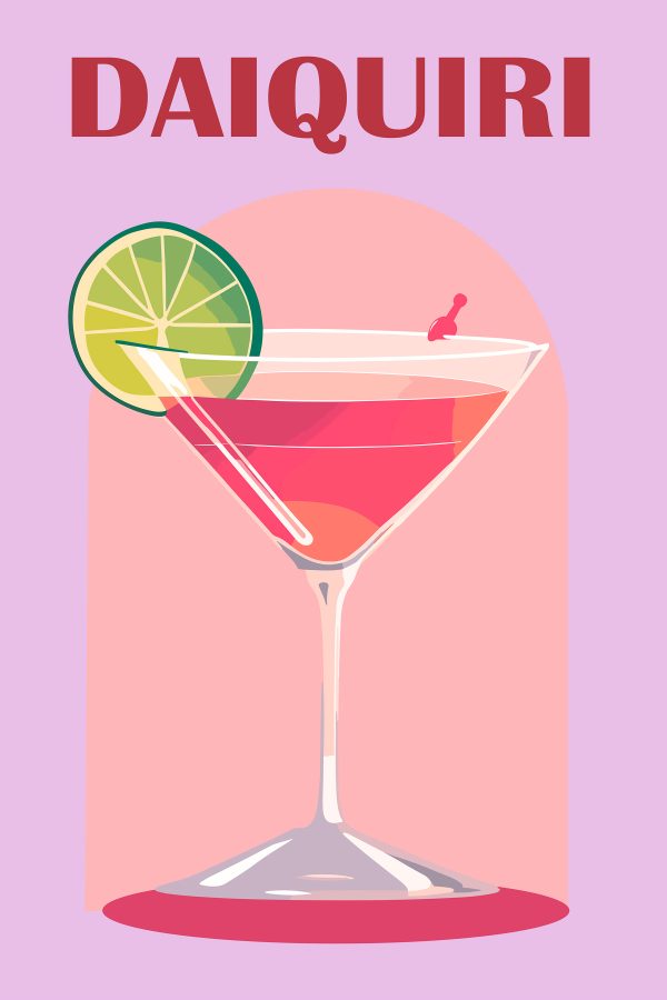 Glass with a drink and a slice of lime