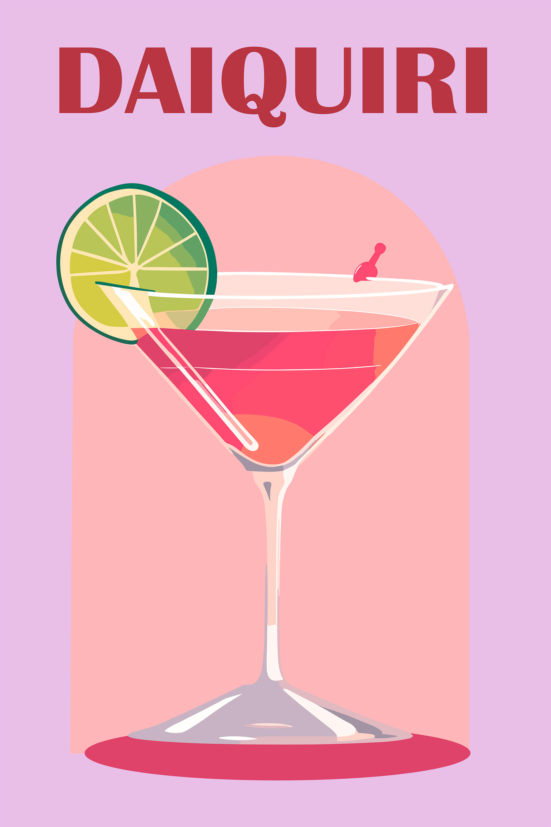 Glass with a drink and a slice of lime