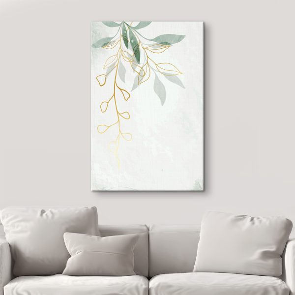 Elegant leaves in artistic harmony Elegant leaves in artistic harmony