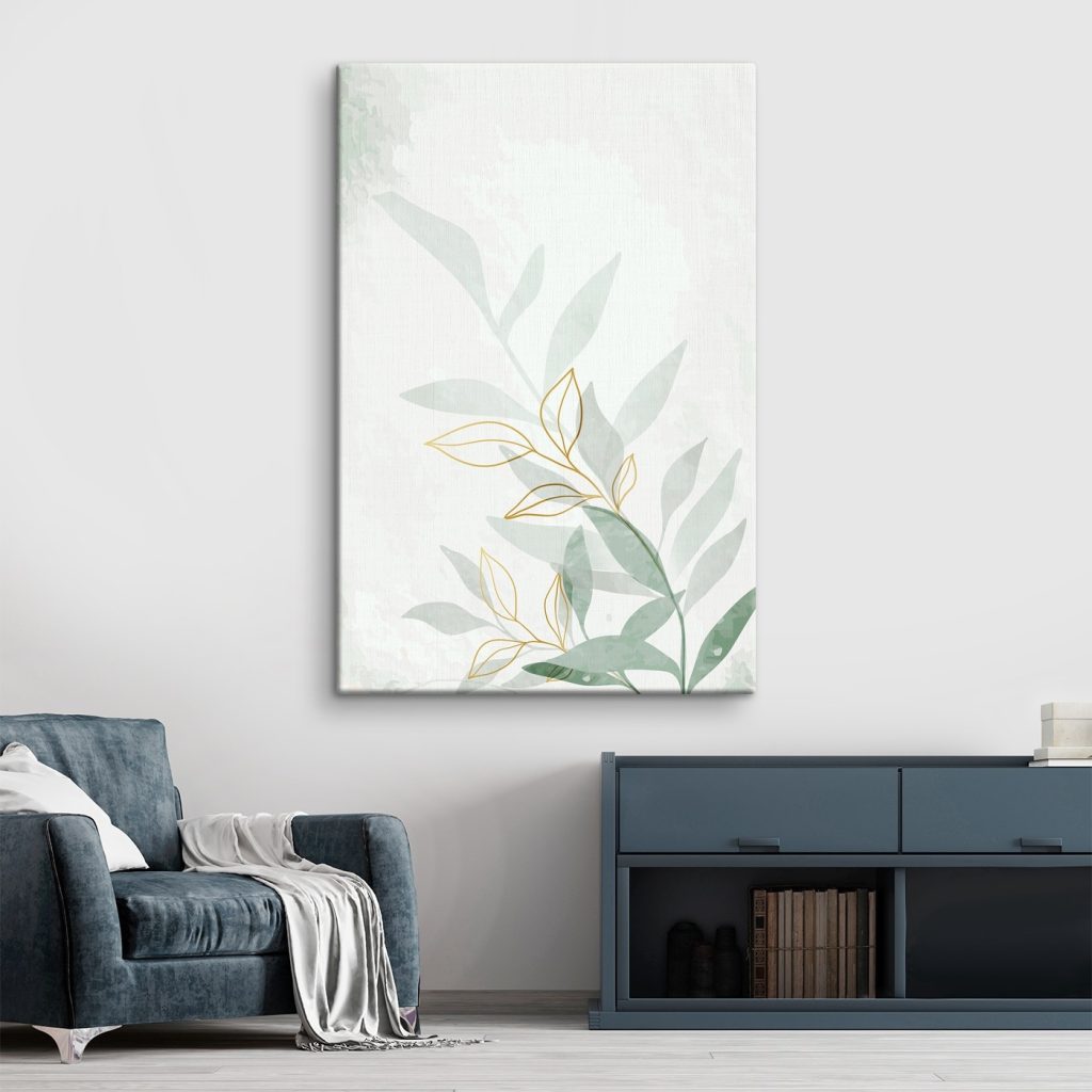 Elegant Leaves in Soft Tones