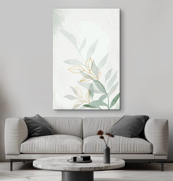 Elegant Leaves in Soft Tones