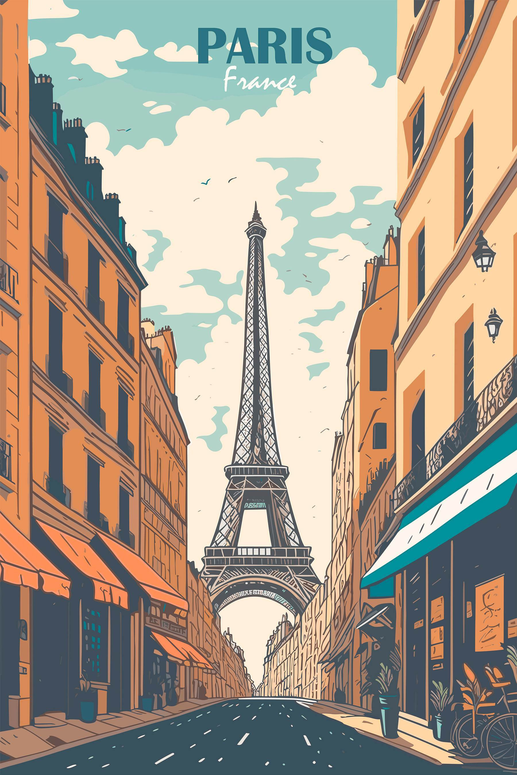 Tower in a city