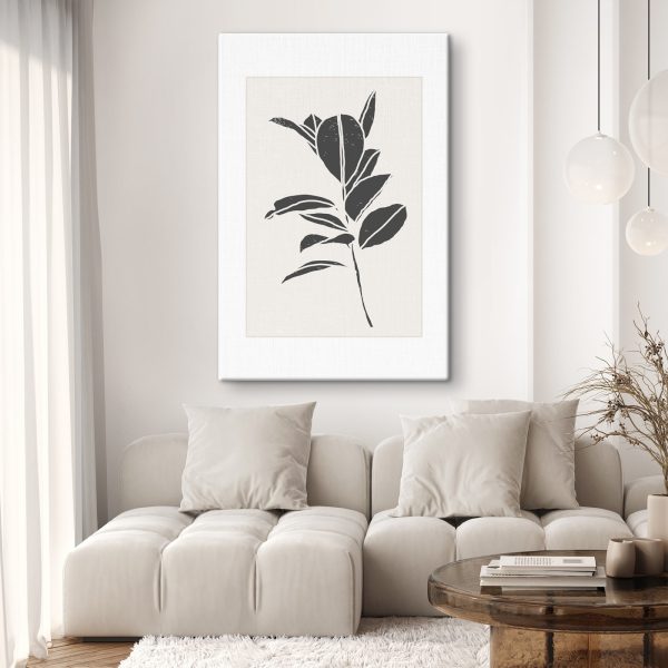 Cuadros Dibujo en blanco y negro de una planta (SKU: s36403) Cuadros Cuadros Dibujo en blanco y negro de una planta (SKU: s36403)