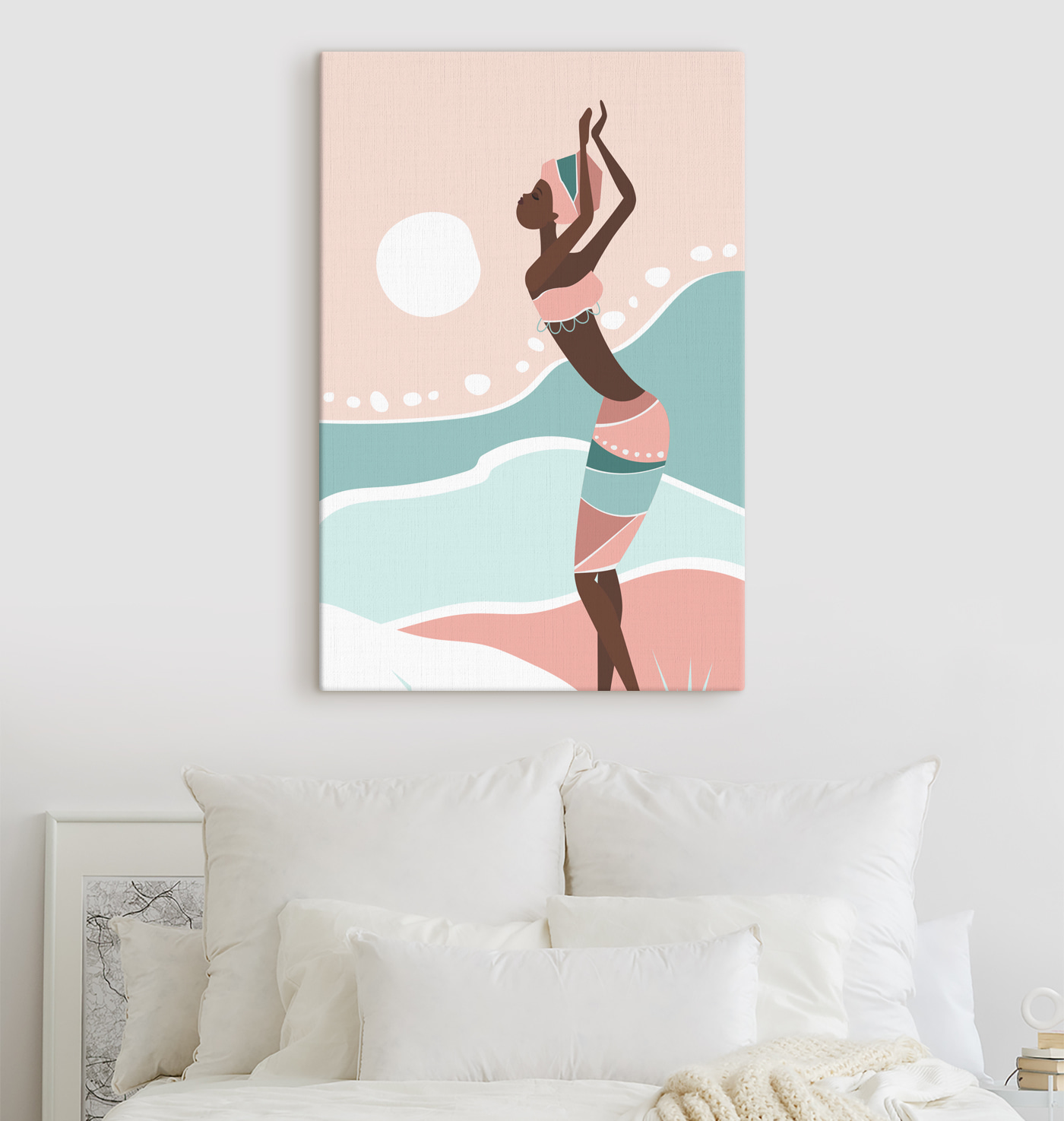 Woman in a bathing suit