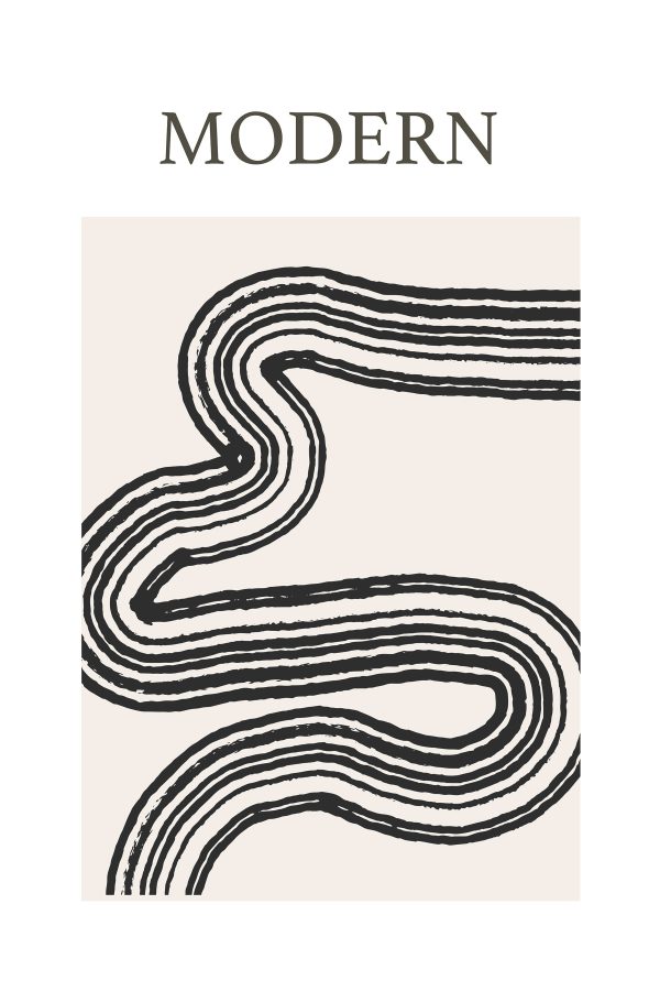 Black and white line art
