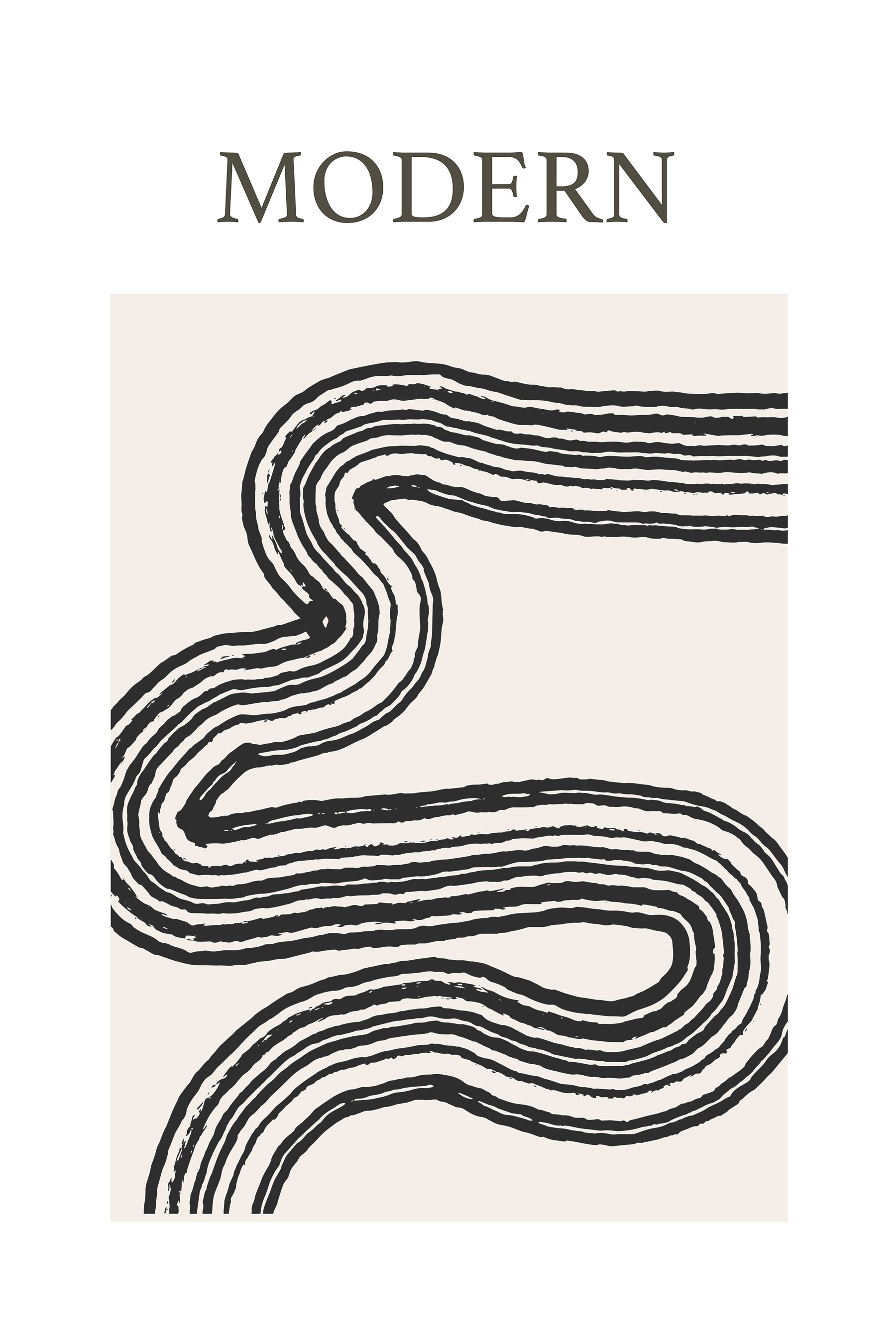 Black and white line art