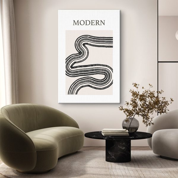 Black and white line art