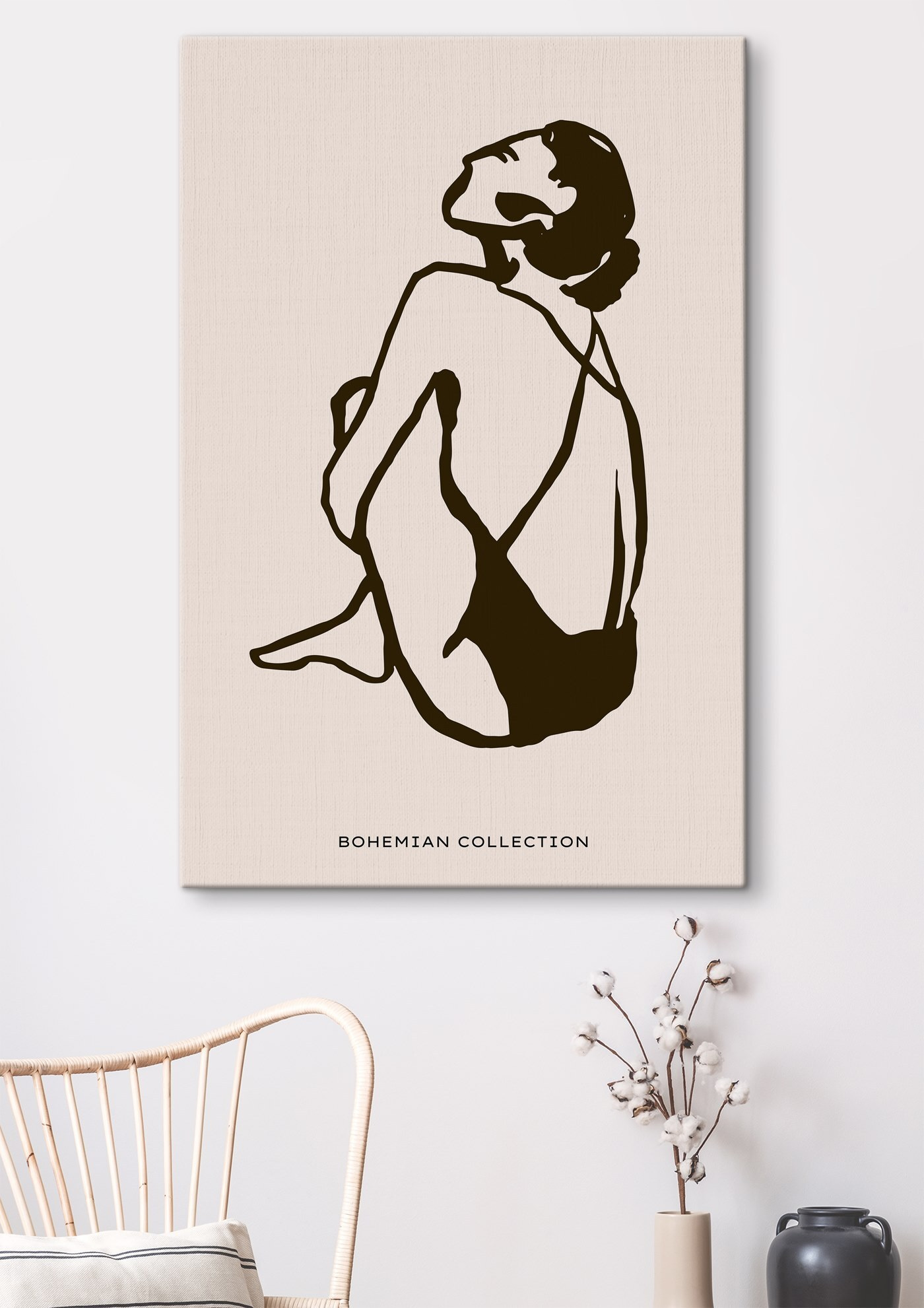 Drawing of a woman sitting Drawing of a woman sitting