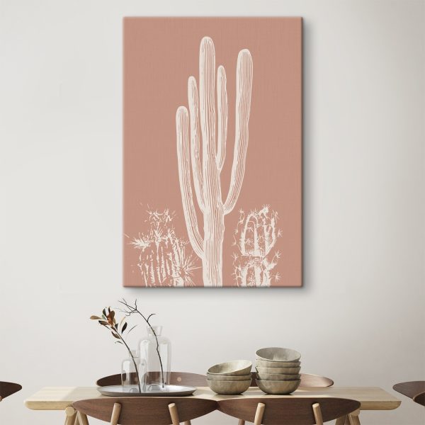 Cuadros Cuadros Cactus con rayas blancas (SKU: s36429)