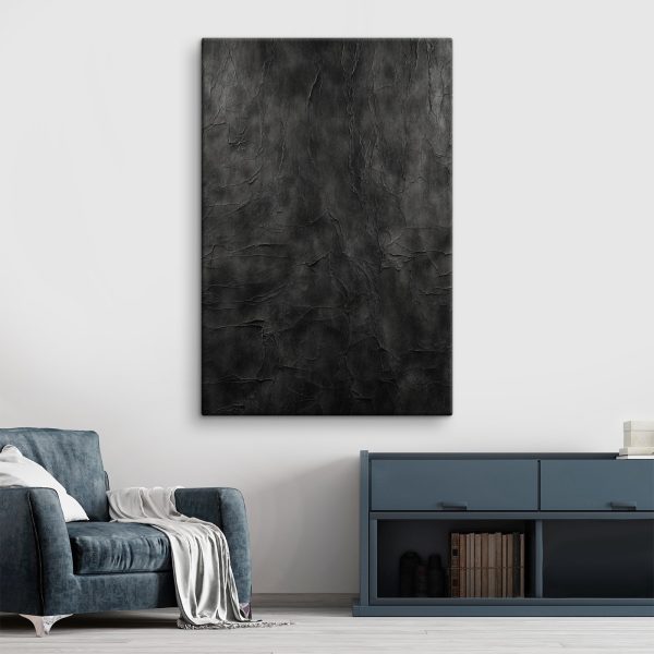Black surface with cracks