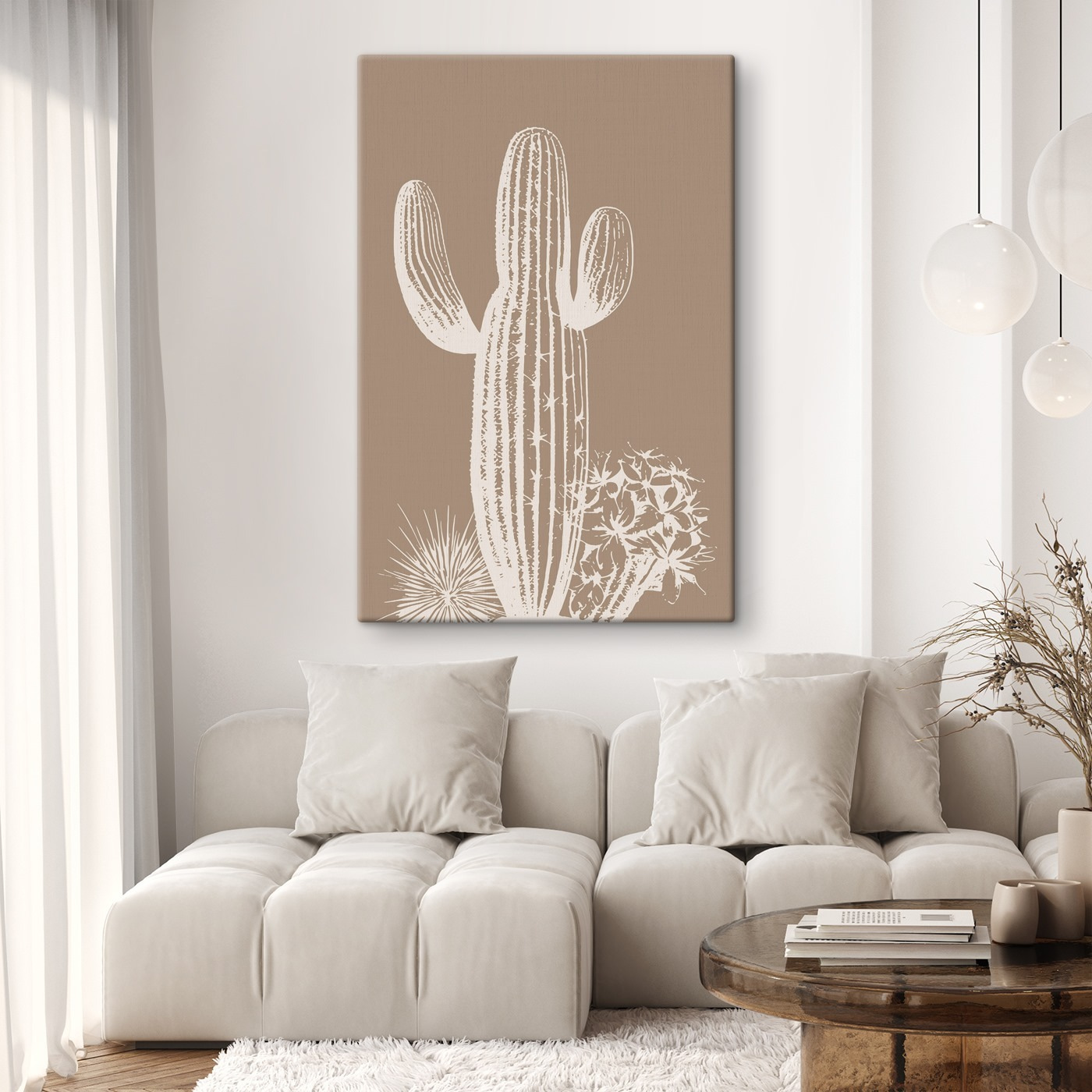 Cactus with thorns and flowers Cactus with thorns and flowers