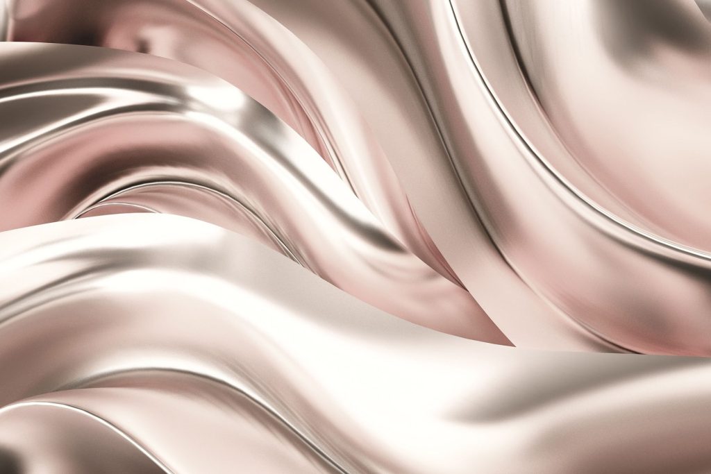 Fluid beauty in metallic waves Fluid beauty in metallic waves